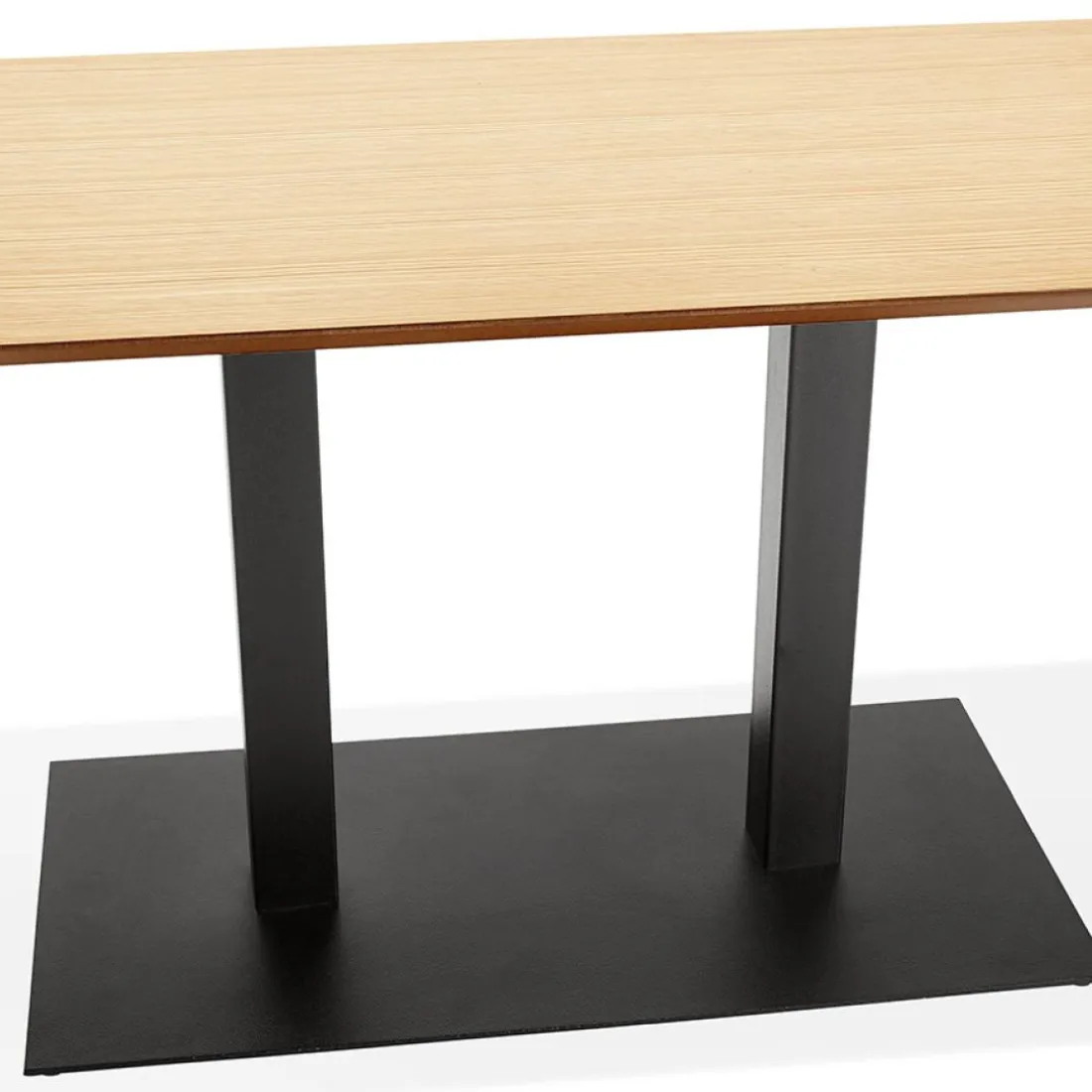 Table ou bureau design 'ZUMBA' en bois finition naturelle