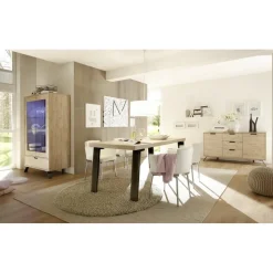 Table salle à manger style industriel 189 cm PALMA