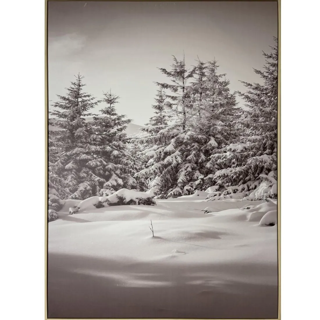 Tableau Tryptique Paysage Neige CHARTREUSE