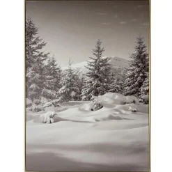 Tableau Tryptique Paysage Neige CHARTREUSE