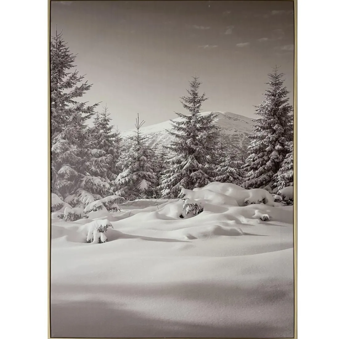 Tableau Tryptique Paysage Neige CHARTREUSE