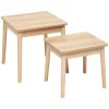 Tables gigognes Abana bois clair