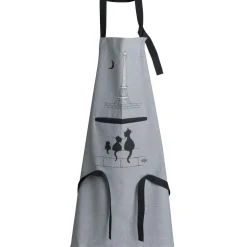 Tablier de cuisine Dubout Chats Eiffel Gris 72 x 85