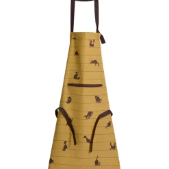 Tablier de cuisine Dubout Partition de chats Cannelle 72 x 85