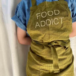 Tablier de cuisine enfant MARCEL FOOD Lichen 65 x 50