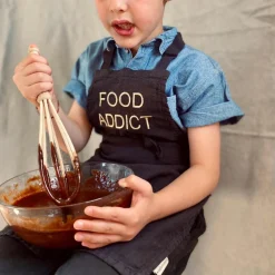 Tablier de cuisine enfant MARCEL FOOD Caviar 65 x 50