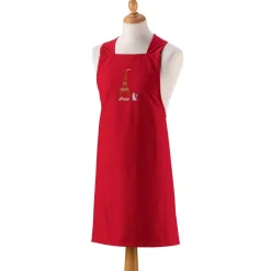 Tablier de cuisine japonais recyclé Tour Eiffel Rouge 125 x 85