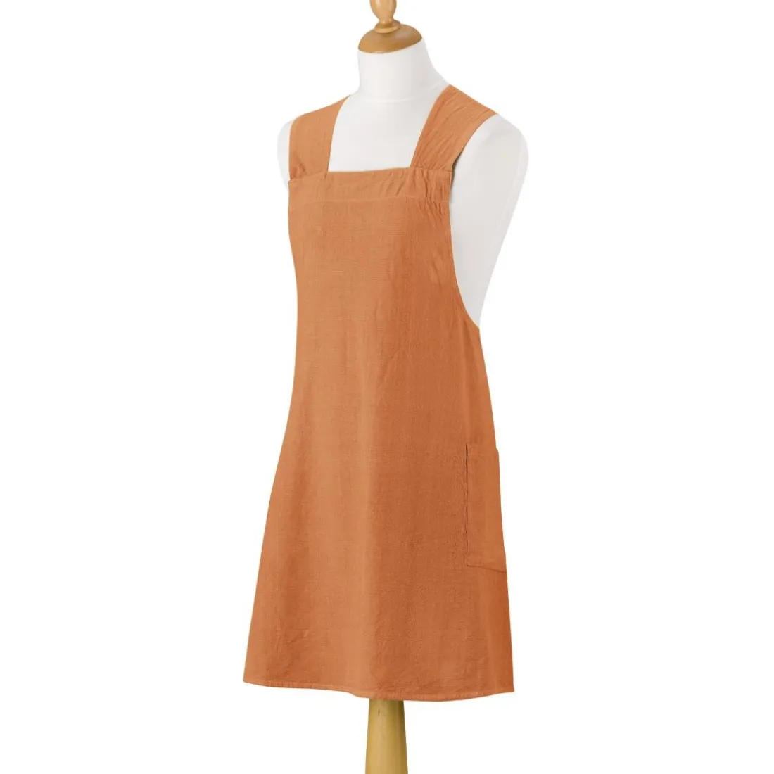 Tablier de cuisine japonais recyclé Haru Caramel 78 x 100