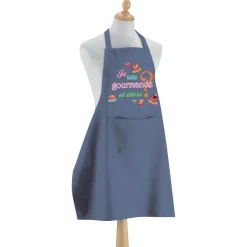 Tablier de cuisine Je suis gourmande Jeans 90 x 72