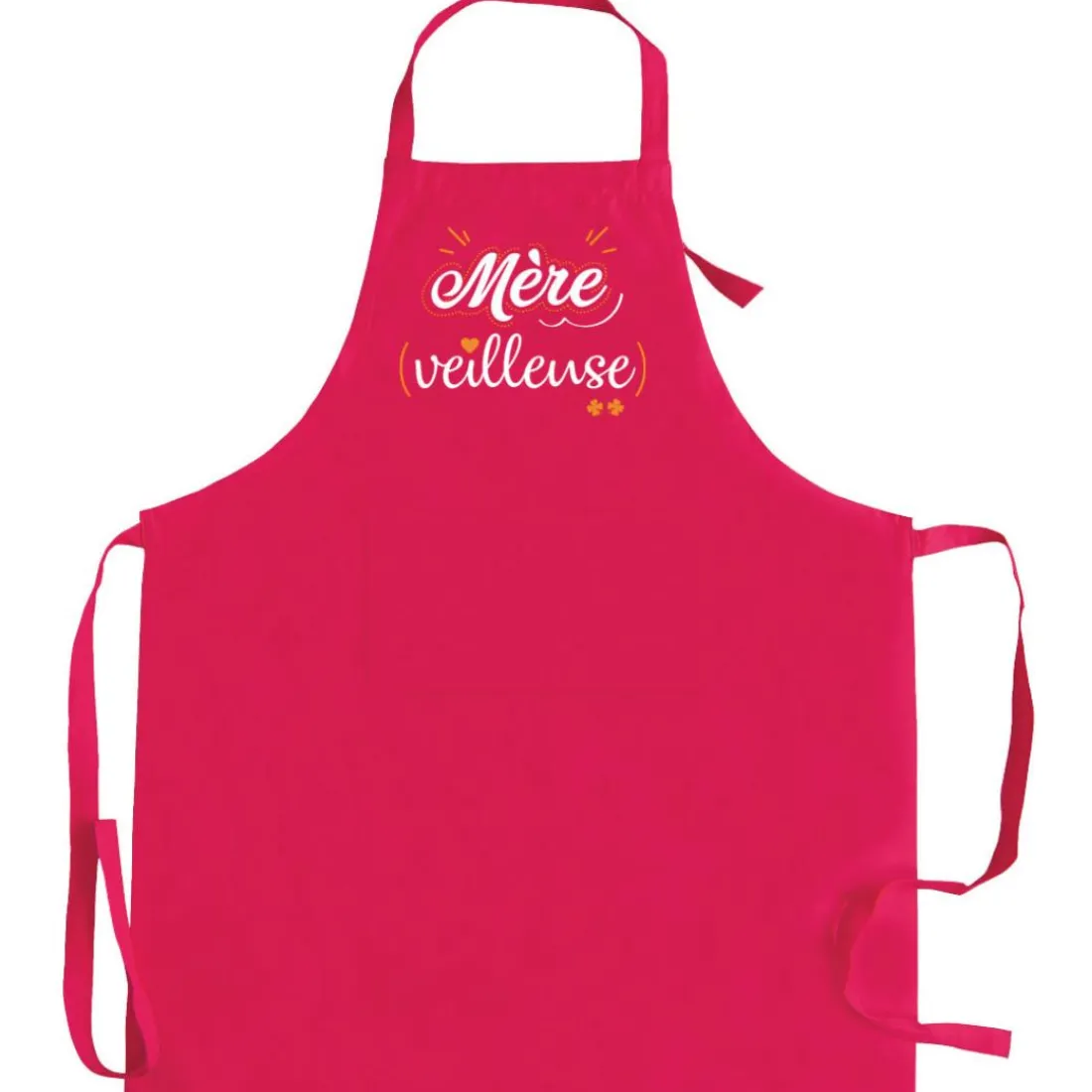 Tablier de cuisine Mère-veilleuse recyclé Rose 72 x 90