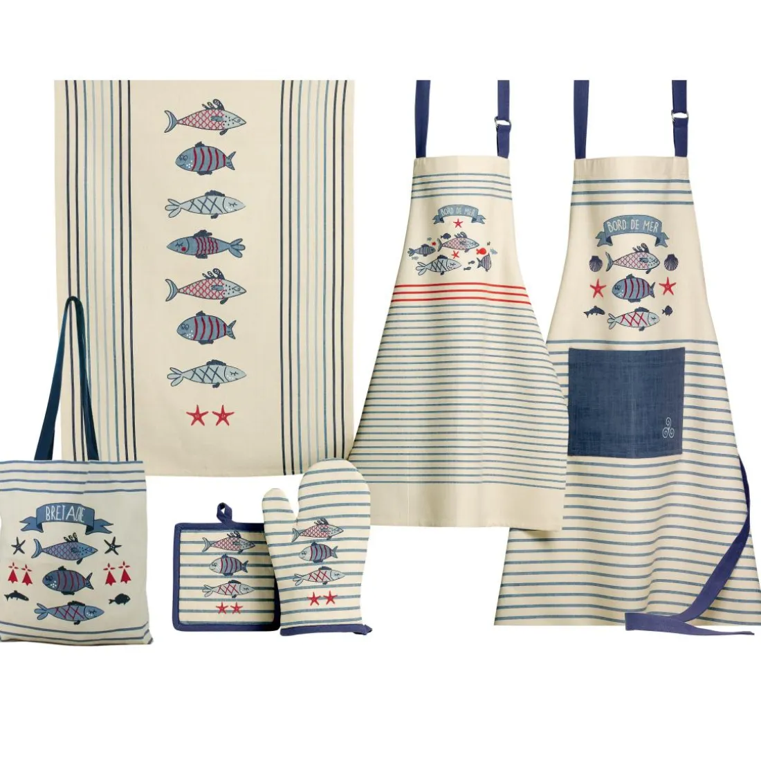 Tablier de cuisine New Pesk Bleu 72 x 85