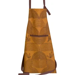 Tablier de cuisine recyclé Etna Ambre 72 x 85