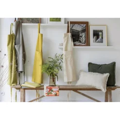 Tablier de cuisine recyclé Ada Ombre 72 x 85