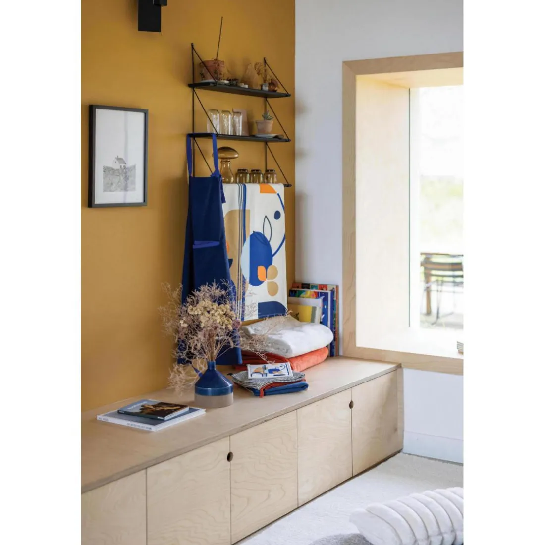 Tablier de cuisine Titouan Bleu 72 x 85