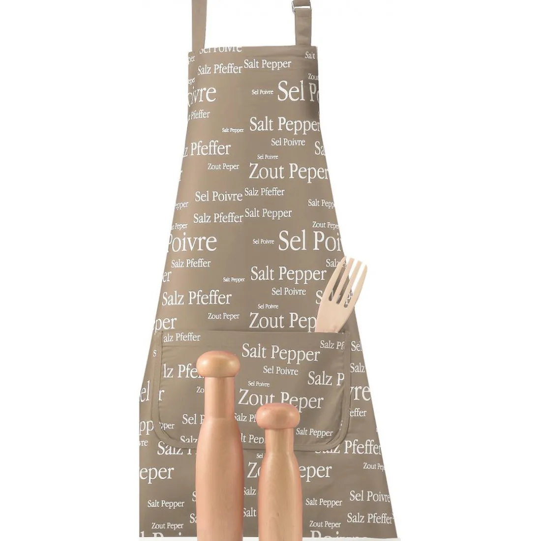 Tablier SEL ET POIVRE - Beige ficelle