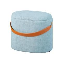 Tabouret Coffre Gris SAVANA