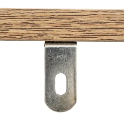 Étagère colonne double effet chêne naturel beige