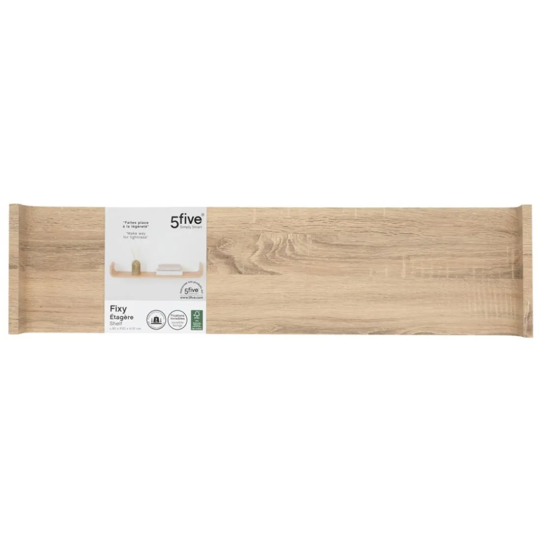 Étagère courbée beige