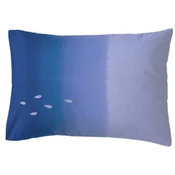 Taie d'oreiller AQUATIQUE - bleu