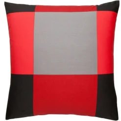 Taie d'oreiller coton KUBIKAL - Rouge