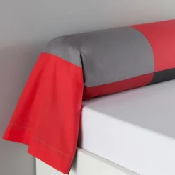 Taie d'oreiller coton KUBIKAL - Rouge