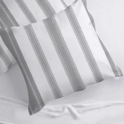 Taie d'oreiller coton MARKUS - Gris