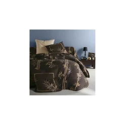 Taie d'oreiller coton TAO - marron