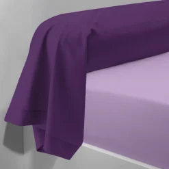 Taie d'oreiller coton TERTIO® - Lila / Violet