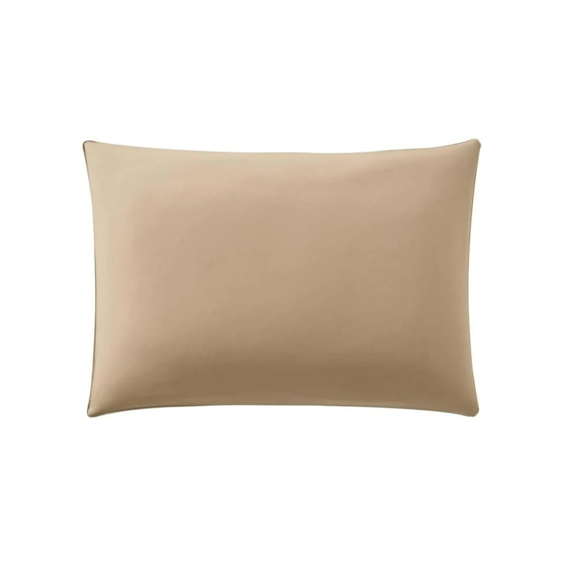 Taie d'oreiller en coton bicolore, Bons Jours, Sable/Crème, Essix