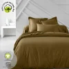 Taie D'Oreiller En Coton Organic Bronze