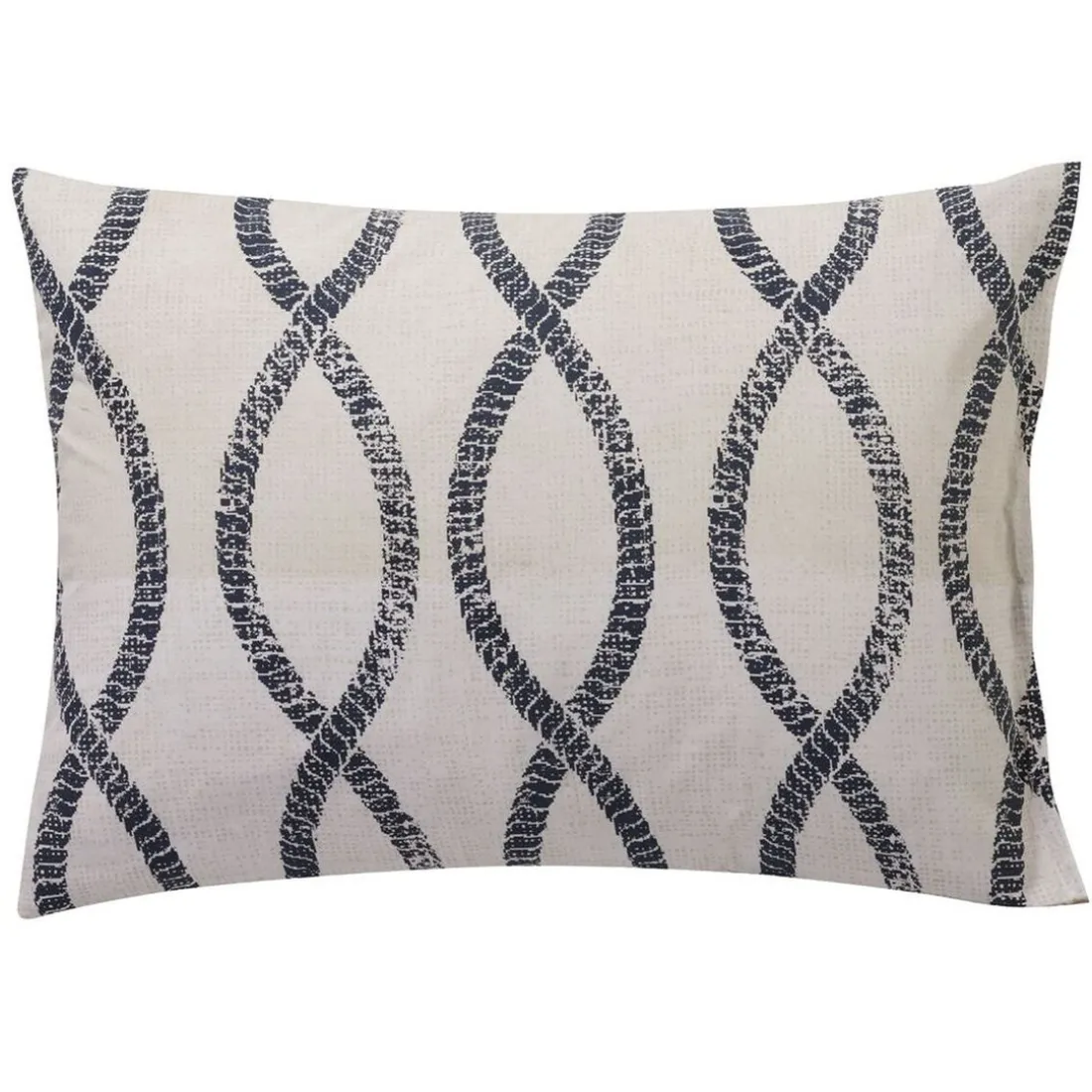Taie d'oreiller en coton OCEAN WAVES beige