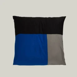 Taie d'oreiller en coton TRIO-Bleu Majorelle