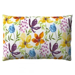 Taie d'oreiller en percale de coton AGATHE - Multicolore