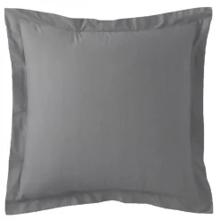 Taie d'oreiller gaze de coton TERTIO® - Anthracite