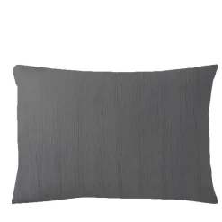 Taie d'oreiller gaze de coton TERTIO® - Anthracite