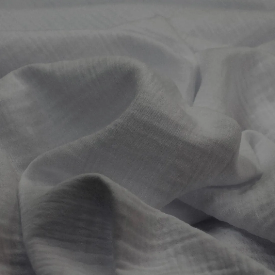 Taie d'oreiller gaze de coton TERTIO® - Anthracite