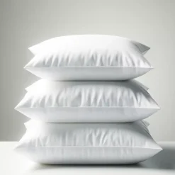 Taie d'oreiller ou de traversin en percale de coton TERTIO® – Blanc