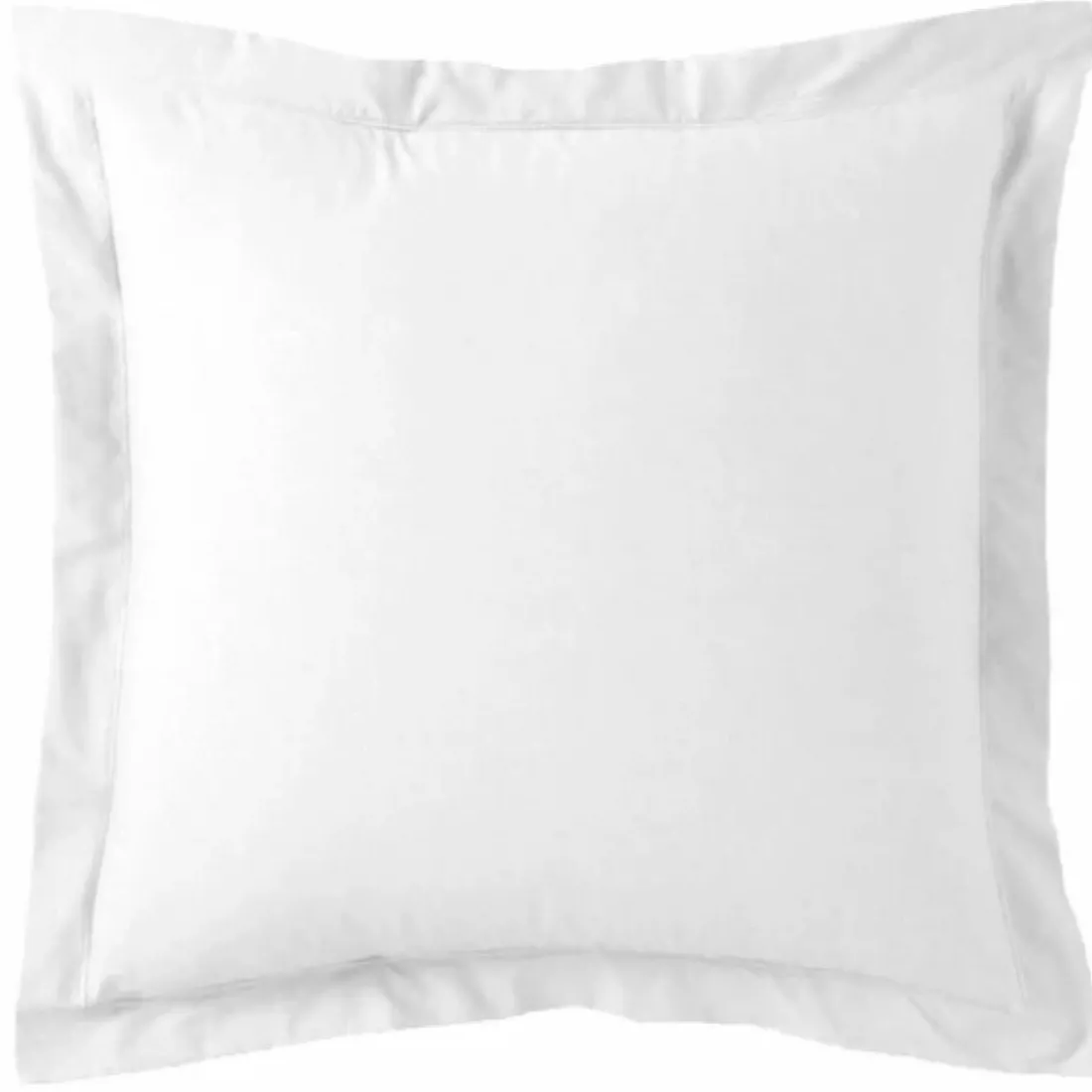 Taie d'oreiller ou de traversin en percale de coton TERTIO® – Blanc
