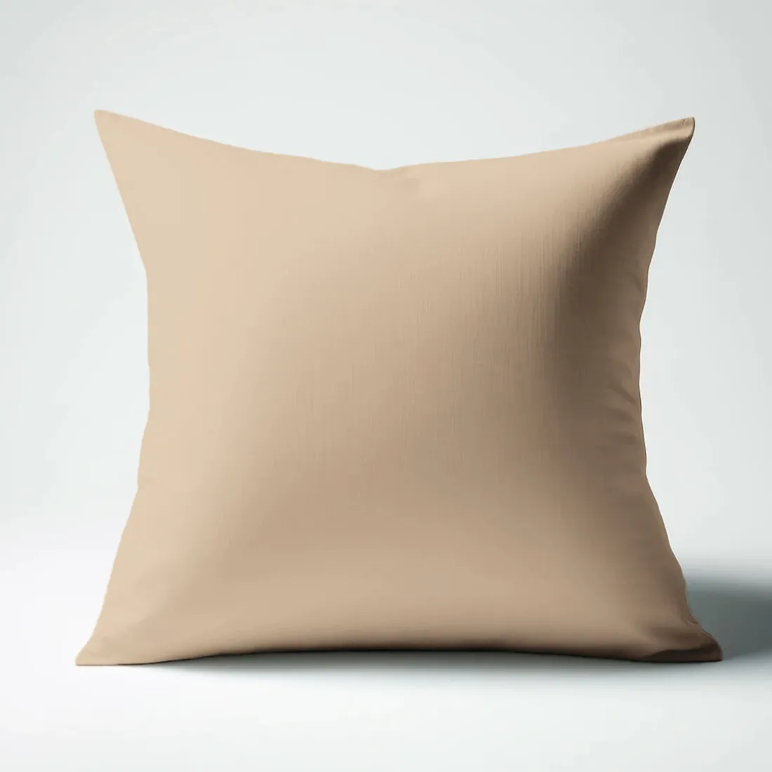 Taie d'oreiller ou de traversin en percale de coton TERTIO® - beige rosé