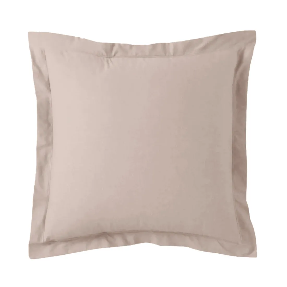 Taie d'oreiller ou de traversin en percale de coton TERTIO® - beige rosé
