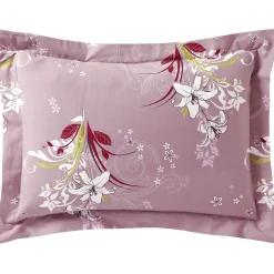 Taie d'oreiller ou de traversin à fleurs de lys