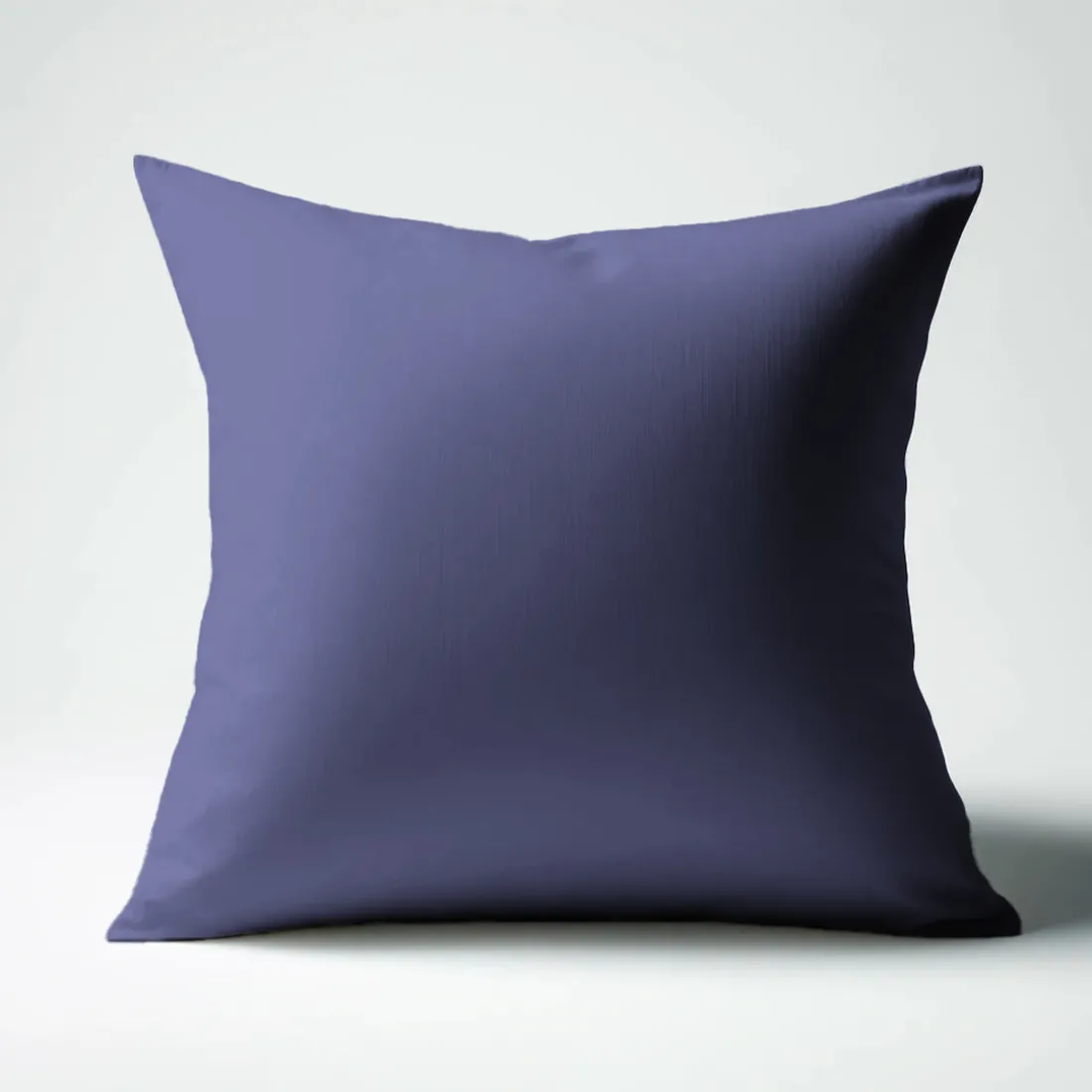 Taie d'oreiller ou de traversin en percale de coton TERTIO® - Bleu Indigo