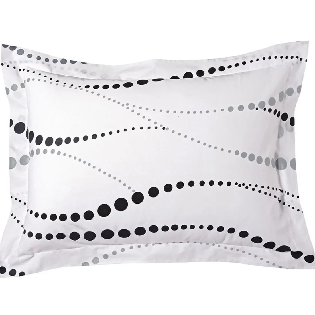 Taie d'oreiller ou de traversin motif à pois - Multicolore