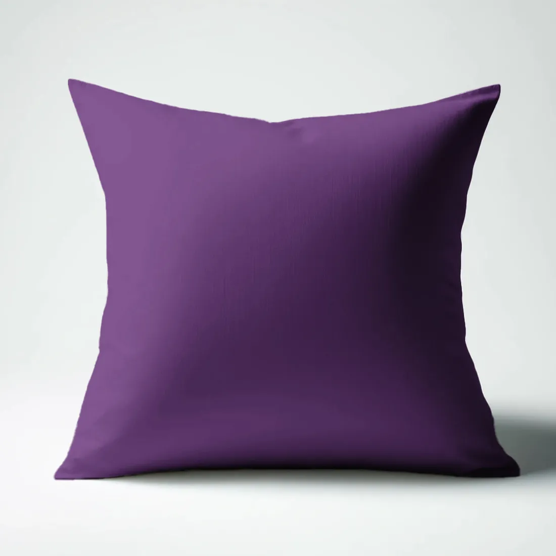 Taie d'oreiller ou de traversin en percale de coton TERTIO® - Violet