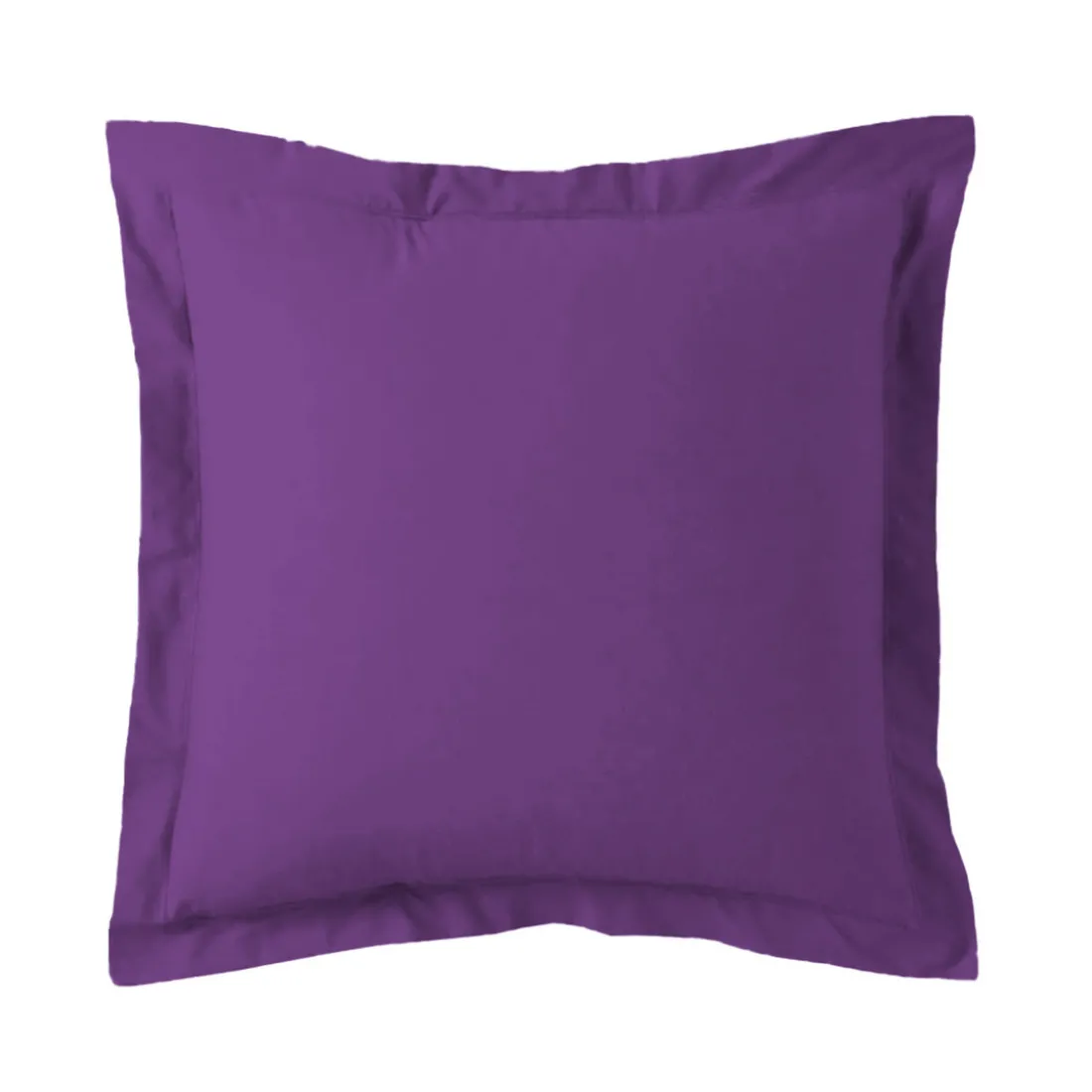 Taie d'oreiller ou de traversin en percale de coton TERTIO® - Violet
