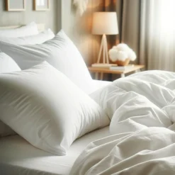 Taie d'oreiller ou taie de traversin coton TERTIO® - Blanc