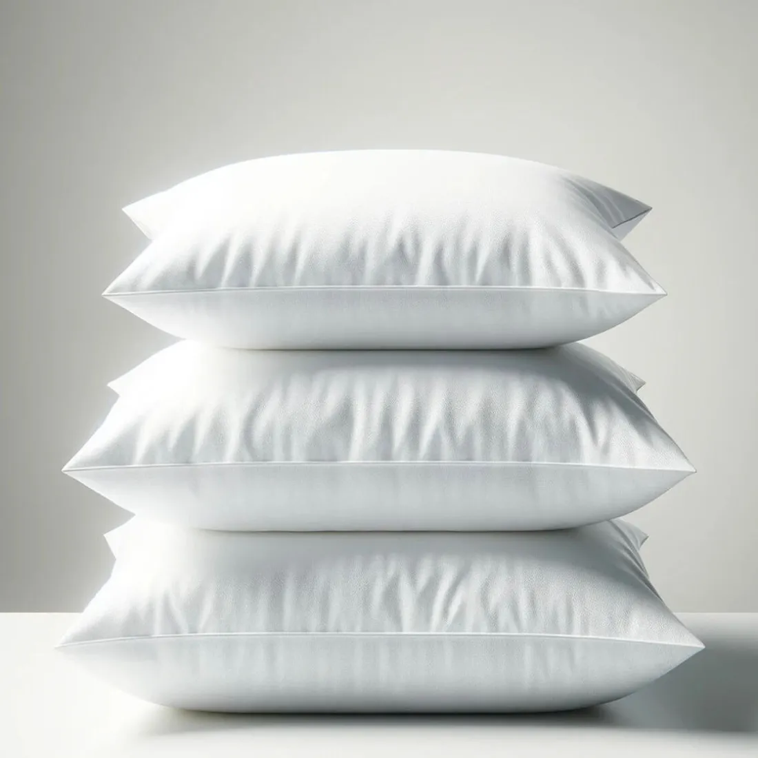 Taie d'oreiller ou taie de traversin coton TERTIO® - Blanc