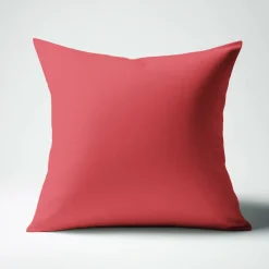 Taie d'oreiller ou Taie de traversin polycoton TERTIO® - Rouge Carmin