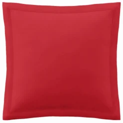 Taie d'oreiller ou Taie de traversin polycoton TERTIO® - Rouge Carmin