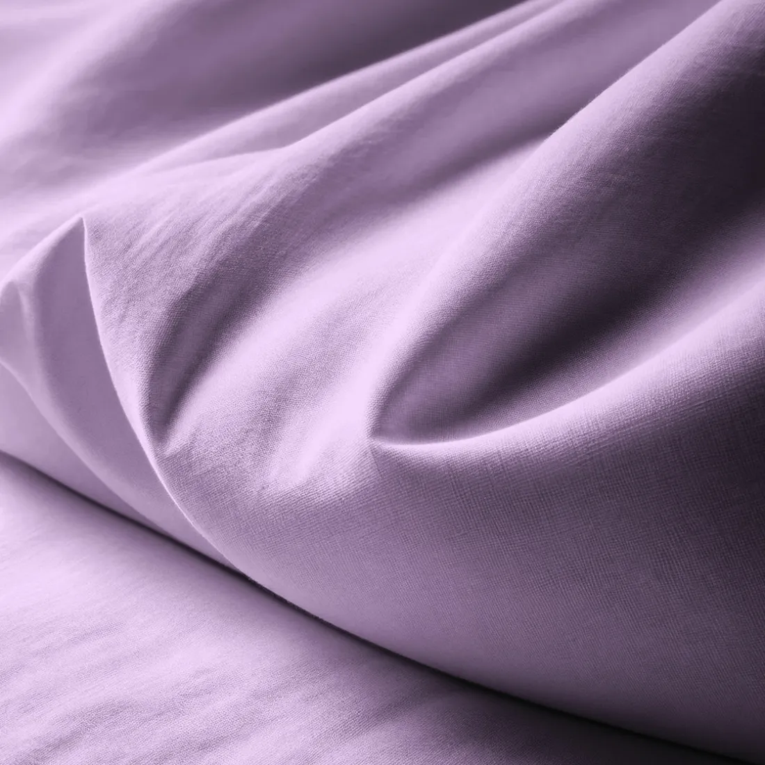 Taie d'oreiller ou taie de traversin coton TERTIO® - Lila
